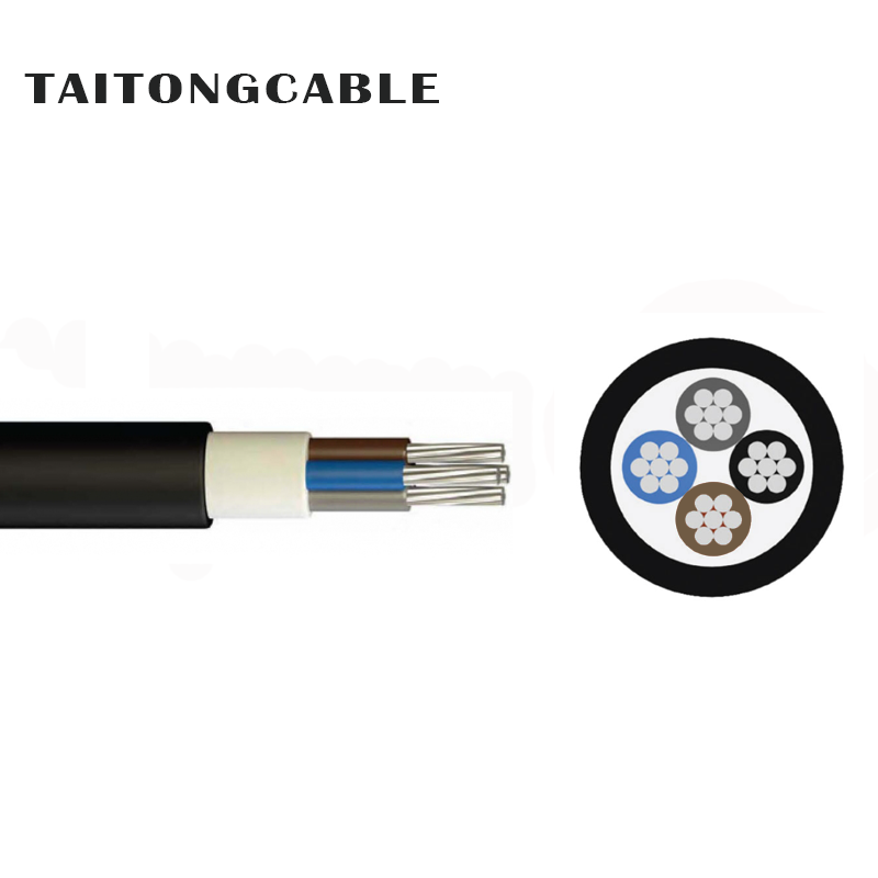 Low Voltage 2-5-core Aluminium Conductor Unarmoured XLPE Insulated PVC Sheathed Power Cables