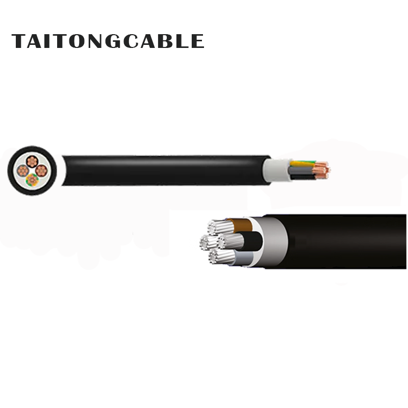 Low voltage unarmoured Copper or Aluminium XLPE Insulated LSZH Sheathed Power Cables